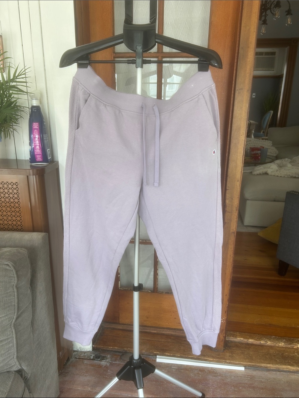 Champion Women’s  Lilac Sweat Joggers with Drawstring